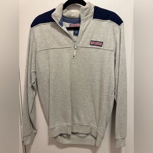 Vineyard Vines Men XS 1/4 Zip Pullover sweater Grey